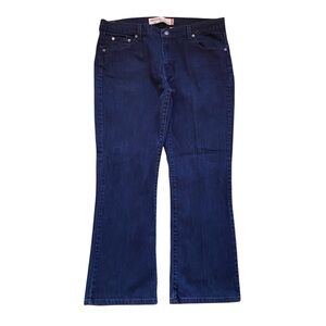 Levi's 515 Nouveau‎ Bootcut Jeans Size 16S Dark Wash